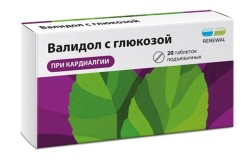 Валидол с глюкозой, табл. подъязычн. 60 мг №20